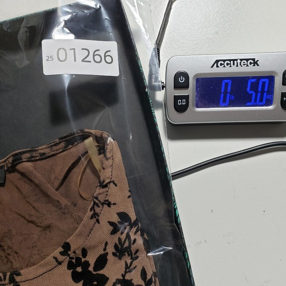 Whimsigoth Size L Brown Black Floral Mesh Sheath Dress Long Sleeve Retro Vibe - Picture 9 of 9